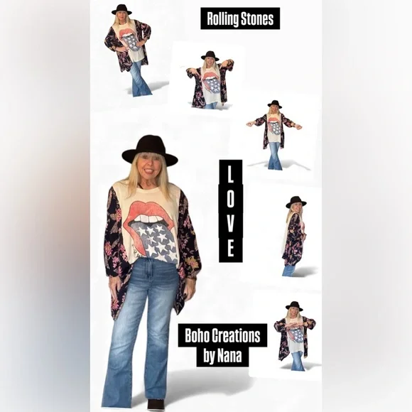 Rolling Stones Upcycle - Picture 3 of 9